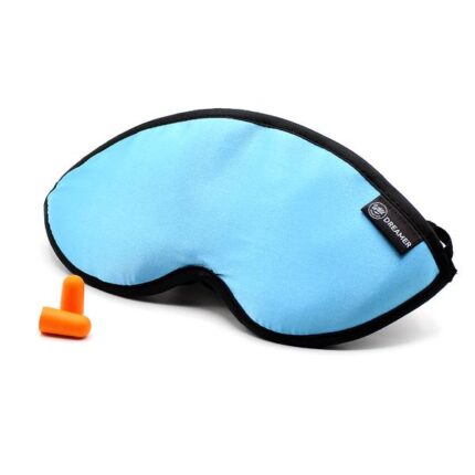 Luxury Blue Dreamer Sleep Mask with earplugs