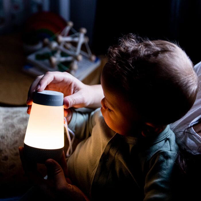 Boy with Soother White Noise Machine